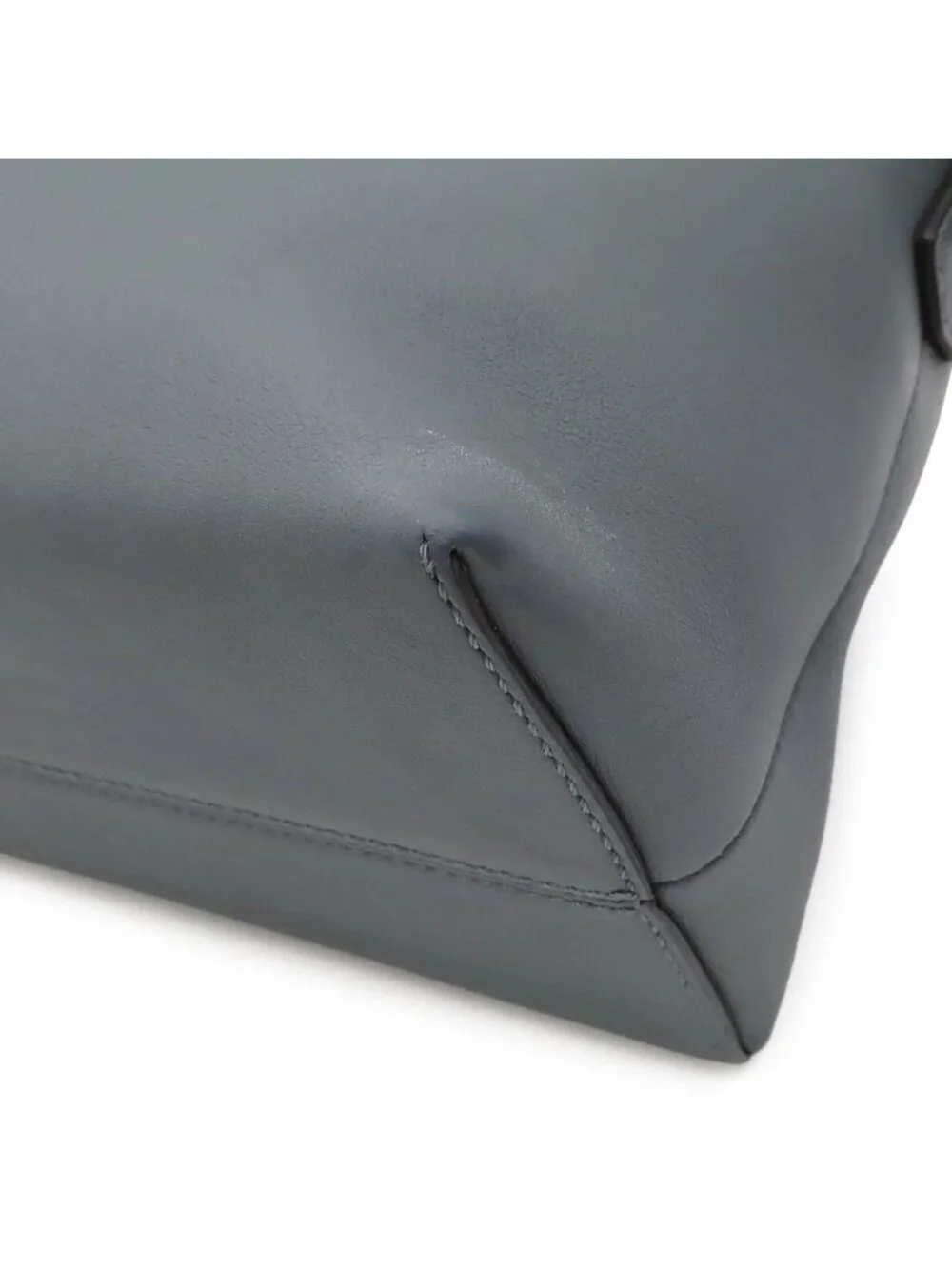 Fendi by the Way Medium 2-Way Shoulder Bag Tricolor Leather Blue Gray